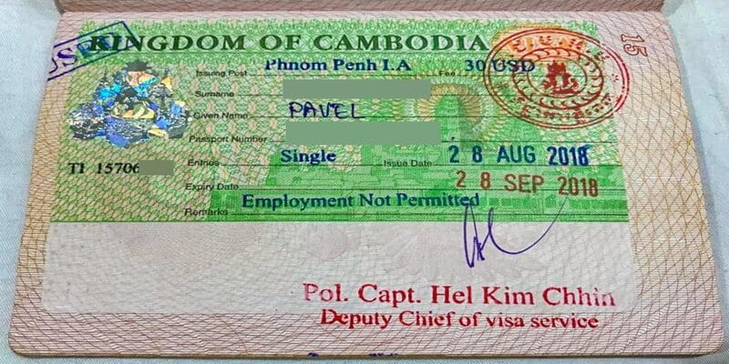 Visa Campuchia có cách làm khá đơn giản