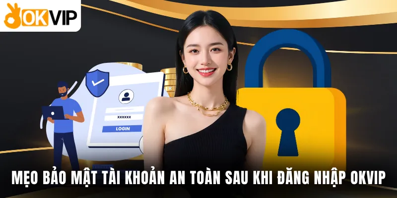 Mẹo bảo mật tài khoản an toàn sau khi đăng nhập OKVIP